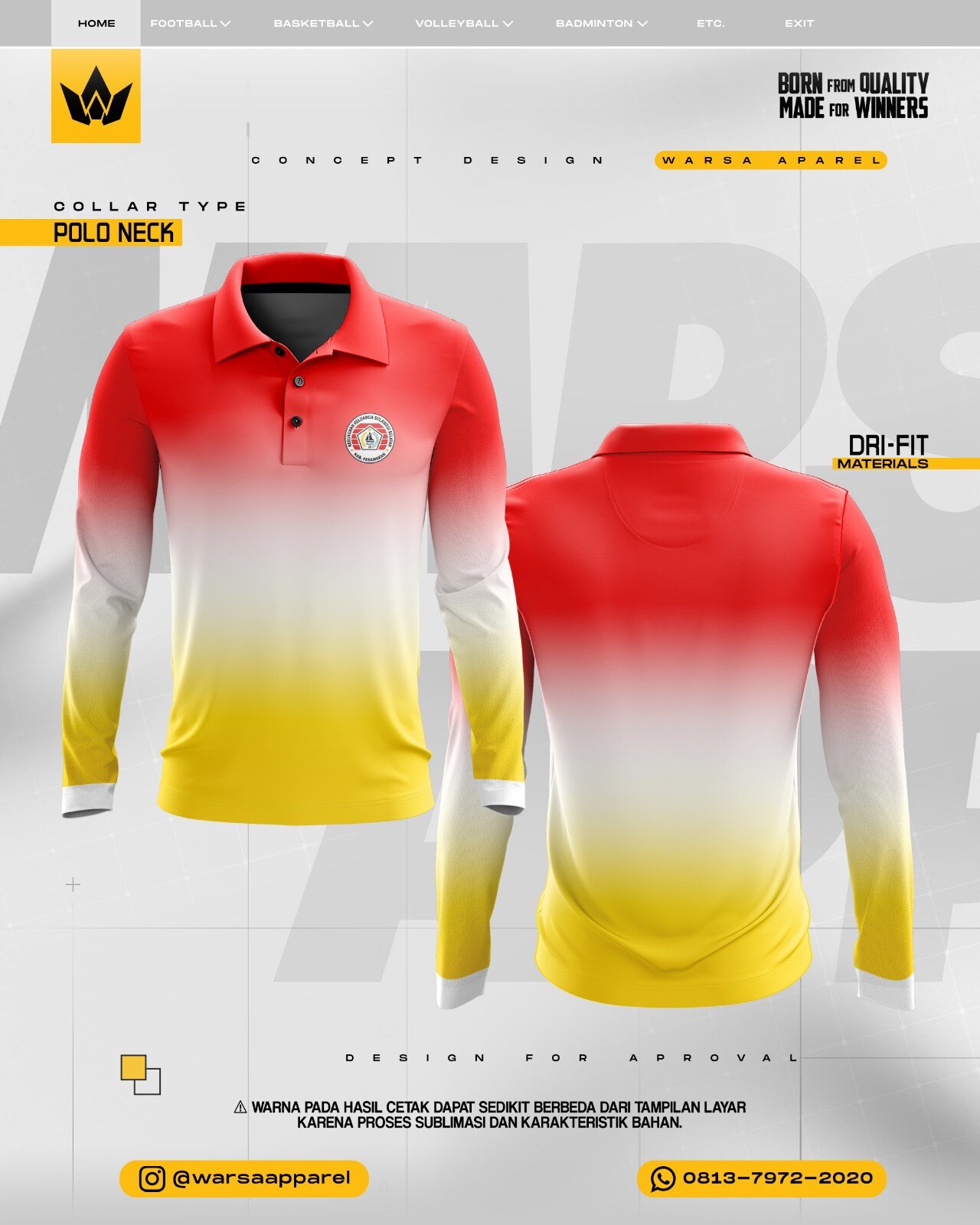 Produk custom Waroeng Sablon 24